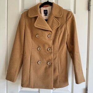 Gap Wools Blend Peacoat Size XS Spring Wedding